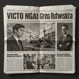 newspaper by victo ngai and greg rutkowski, trending on artstation, unreal engine, 4 k hd wallpaper