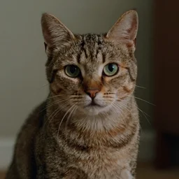 film still of an anthro cat as robert neville in I am legend (2007), film grain, realistic, 4k, hd