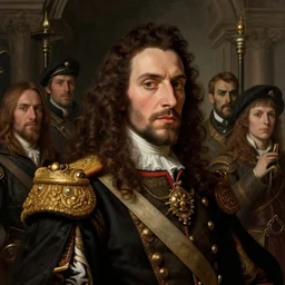 portrait of a spanish navy officer blas de lezo, face portrait, renaissance era clothing, epic, tragic, military art, fantasy, dieselpunk, hd shot, digital portrait, beautiful, artstation, comic style, by artgerm, guy denning, jakub rozalski, magali villeneuve and charlie bowater