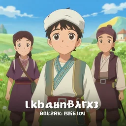 screenshot from a new Uzbek anime series, premiering in 2023