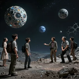 A photograph depicting humanities first encounter with extraterrestrial beings