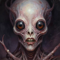 close up sci - fi cosmic horror art joey diaz with insect eyes, exploding skin, elegant, highly detailed, centered, digital painting, concept art, smooth, sharp focus, illustration, artgerm, tomasz alen kopera, peter mohrbacher, donato giancola, joseph christian leyendecker, wlop, frank frazetta
