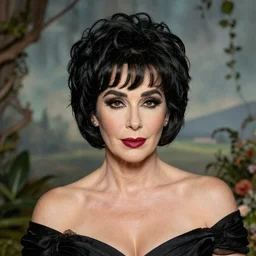 a portrait of a Elizabeth Taylor in a scenic environment by Artgerm, detailed,