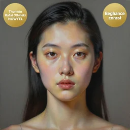 art deco skin tone portrait, an ultrafine detailed painting by rafal olbinski, thomas cole, behance contest winner, pop surrealism, detailed painting, very detailed, minimalist, skeuomorphic, airbrush art