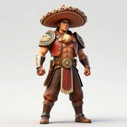 mexican warrior, digital art, 8 k, strong, powerful, war