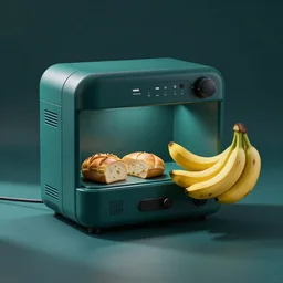 a dark teal Machine:: Breads and Bananas
