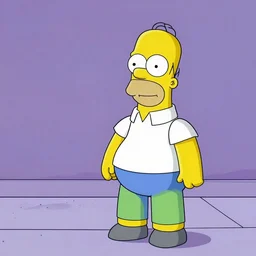 Homer Simpson in the wire