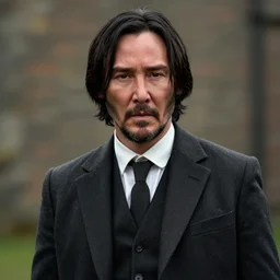 Keanu reeves in Peaky Blinders very detail 4K quality super realistic