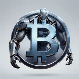 cell bitcoin logo cyborg by wlop, mike mignola, laurie greasley, highly detailed, sharp focus, logo trending on artstation, hq