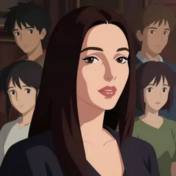 portrait of monica bellucci, clean cel shaded vector art, behance hd by lois van baarle, artgerm, helen huang, by makoto shinkai and ilya kuvshinov, rossdraws, illustration