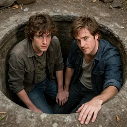 trey parker matt stone trapped down a well