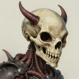 a portrait of a alien creature skull devil animal illustrated by miyazaki by karol bak, james jean, tom bagshaw, rococo, sharp focus, trending on artstation, cinematic lighting, hyper realism, octane render, 8 k, hyper detailed, vivid, ultra detailed, highly detailed