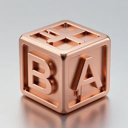 a rose gold cube hyper detailed and intricate hyper maximalist hyper realistic photorealistic highlights and shadow ray traced ultra - hd 3 2 k post - processing super high resolution