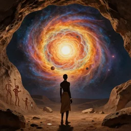 The Big Bang God Particle, Cave Painting by the Dogon people of Mali, sirius a, sirius b
