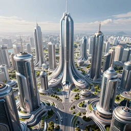 futuristic utopian city, mesmerizing - jaw dropping hd 1 0 8 0 p photo, can see all the details in the buildings