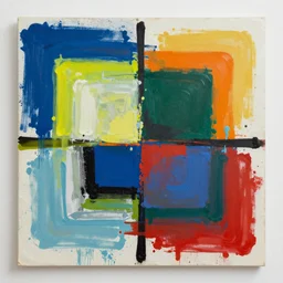 untitled mixed media, Color Field Painting, Spray Paint, Modern Art