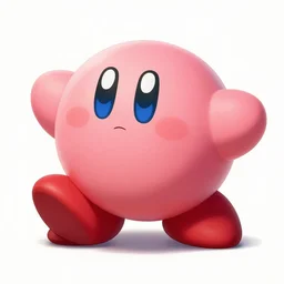 digital painting, sharp, smooth award winning drawing of Kirby