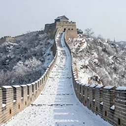 snow frost great wall