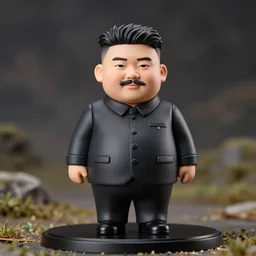 a nendoroid of kim jong un, detailed product photo