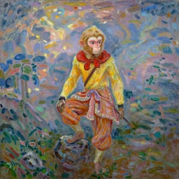 Sun Wukong, Journey to the west, Claude Monet