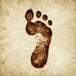 footprint of bigfoot