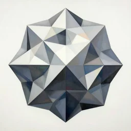 abstract human body, Fine Art, Mural, Hyperpyramid, Poly, Catalan solids