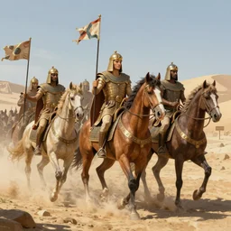 aztec cavalry, fantasy art