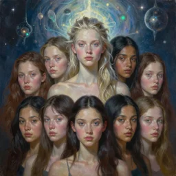 portrait oil painting, perfect expression, subconscious connects, purified consciousness, alena aenami, wild rift braum, valerian city thousand planets, bioluminance, artifacts, luminous skies, magali villeneuve, sung choi, lois van baarle, pascal blanche, ruan jia, mandy jurgens, william - adolphe bouguerea, michael cheval, jessica rossier, oil painting, highly detailed, cinematic lighting, unreal, natural tpose