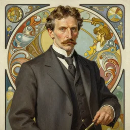 majestic futuristic visionary inventor nikola tesla tarot crad by sachin teng, artgerm, alphonse mucha, masterpiece, organic painting, matte painting, technical geometrical drawing shapes, lightning electricity coil, hard edges, graffiti, screen printing poster art by sachin teng