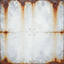 sci - fi, white paint, bright ( ( ( rusty ) ) ) metal wall seamless game texture, by dean cornwell, nc wyeth, painterly, 4 k, high resolution, paintchips