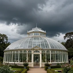 a victorian greenhouse in the eye of the storm, CG Society