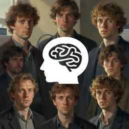 icon stylized minimalist logo design for a research lab that studies human cognition, loftis, cory behance hd by jesper ejsing, by rhads, makoto shinkai and lois van baarle, ilya kuvshinov, rossdraws global illumination