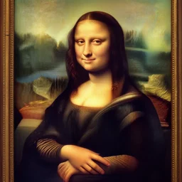 Danny DeVito as the Mona Lisa in the painting The Joconde, by Leonardo da Vinci