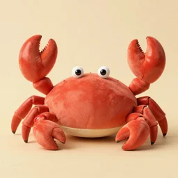 A crab, plush doll, 8k