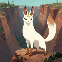 canyon kitsune, art by jesper ejsing,