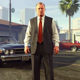 president dwight eisenhower in grand theft auto v, ps 4, gameplay still