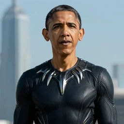 A still of Obama in the Black Panther, rule of thirds, sigma male, cinematic