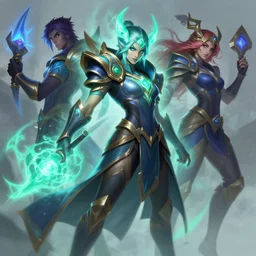 ekko league of legends wild rift hero champions arcane magic digital painting bioluminance alena aenami artworks in 4 k design by lois van baarle by sung choi by john kirby artgerm style pascal blanche and magali villeneuve mage fighter assassin