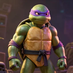 psychedelic ninja turtle