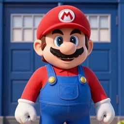 super mario dressed as doctor who