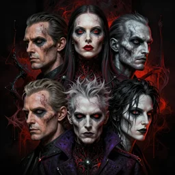 multiface oracle prophecy, intricate portrait artwork by josan gonzalez, h. r. giger, tom bagshaw, kilian eng, h. r. giger, zdizslaw beksinski, very coherent artwork, brutal, darkness, noir, gothic, vibrantly chromatic, octane render, unreal engine, 8 k, high contrast
