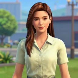 a character made in the ( ( sims ) ) 5 in the style of ( ( gta ) ), unreal engine, hq render, photorealistic, metahuman, artstationhd