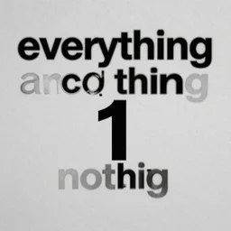 everything and nothing:-1