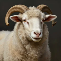 sheep, realistic portrait, highly detailed, digital painting, artstation, concept art, smooth, sharp focus, illustration, cinematic lighting, art by artgerm and greg rutkowski and alphonse mucha and boris vallejo and frank frazetta