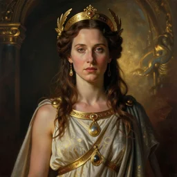 keanu reeves as majestic gracious regal goddess persephone portrait, ancient greece, elysium, atmospheric lighting, painted, intricate, volumetric lighting, beautiful, rich deep colours masterpiece, golden hour, sharp focus, ultra detailed, by leesha hannigan, ross tran, thierry doizon, kai carpenter, ignacio fernandez rios