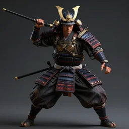a powerful shogun, ultra realistic, hyper detailed, cinematic, action pose, digital art, trending on artstation,