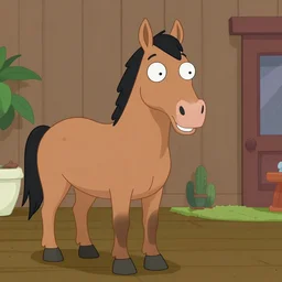 screenshot from the tv show bojack horseman, highly detailed, 4 k, 1 0 8 0 p, anatomally correct