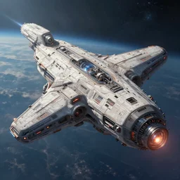 huge generationship spaceship, digital painting, sci fi, space, volumetric lighting by feng zhu, 4 k