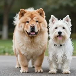 a photo of a mix between a chow chow and a sheltie