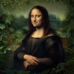 an art of overgrown jakarta by leonardo da vinci, 8 k, beautiful art, cinematic lighting, smooth, wallpaper, highly detailed